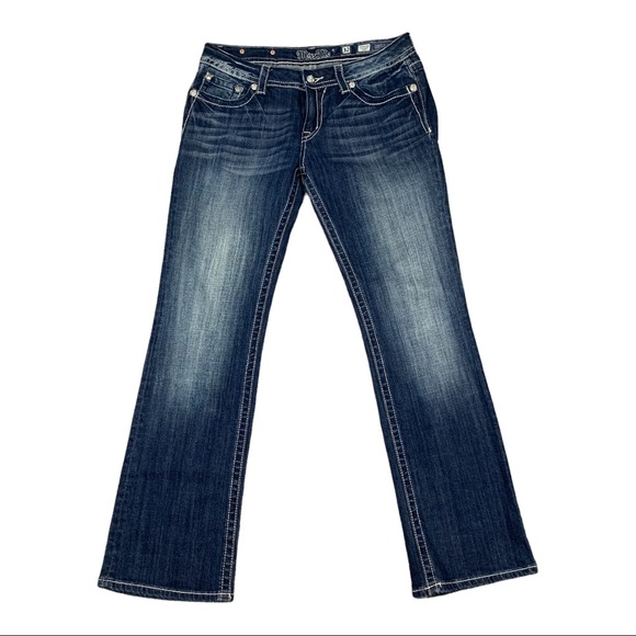 Miss Me Denim - Miss Me Boot Cut Fleur De Lis Jeans | Women’s Size 32